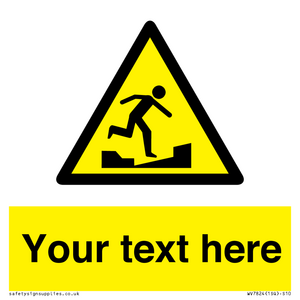 Custom warning uneven surface